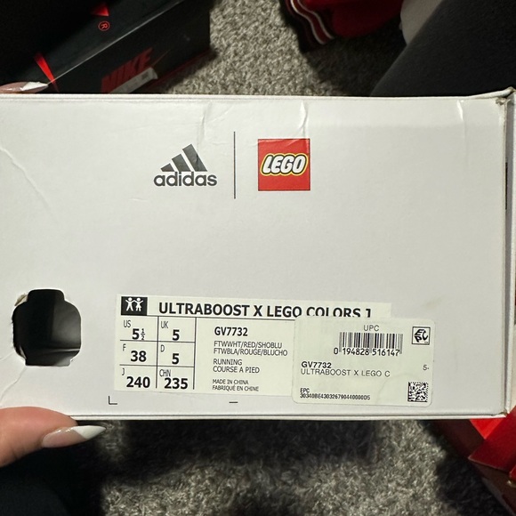Adidas x LEGO Ultraboost White Sneakers BRAND NEW. never taken out of the box - Picture 2 of 3